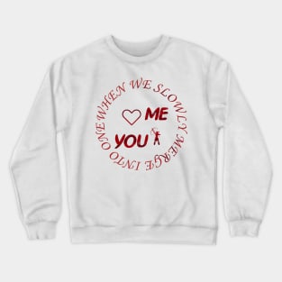 couples love design Crewneck Sweatshirt